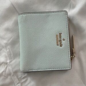 Kate Spade Mint Green Wallet with Zip